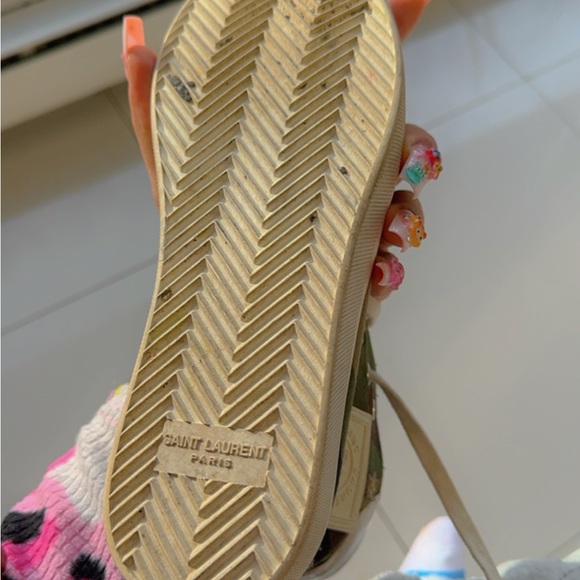 Saint Laurent Paris Bedford camouflage sneakers - Picture 4 of 5